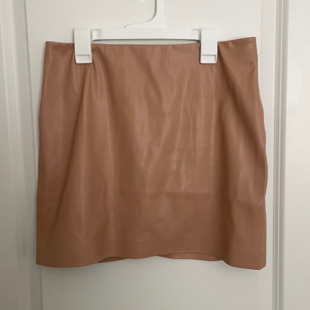 Leather skirt